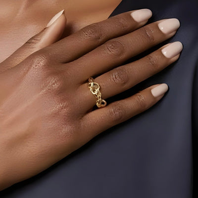 Sterling Silver Love Knot Ring - bellissi