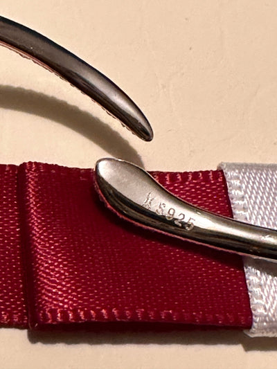 Sterling Silver Snake Bangle Bracelet with Cubic Zirconia - bellissi