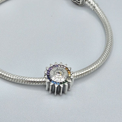 Sun Star Flower Charm - bellissi