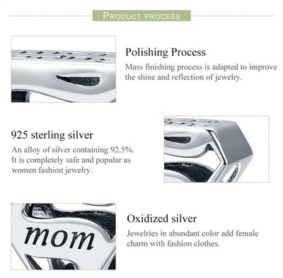 Super Mum Bead Love Charm - bellissi