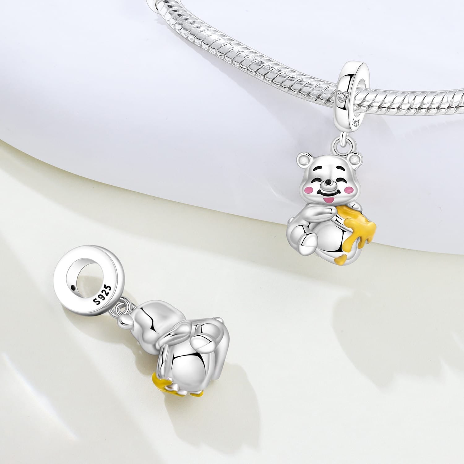 Sweet Honey Hug Bear Charm - bellissi