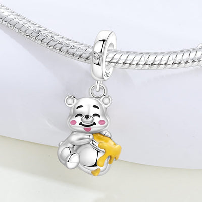 Sweet Honey Hug Bear Charm - bellissi
