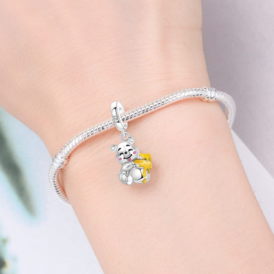 Sweet Honey Hug Bear Charm - bellissi