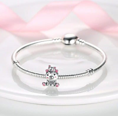 Teddy Bear & Baby Charm - bellissi