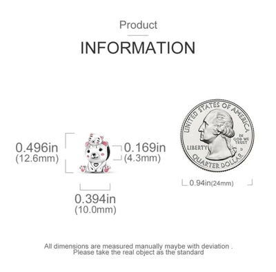 Teddy Bear & Baby Charm - bellissi