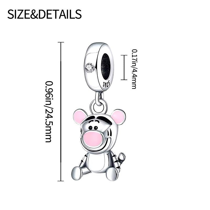 Tiger Dangle Charm - bellissi