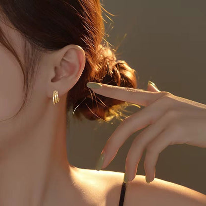 Triple Circle Hoop Earrings - bellissi