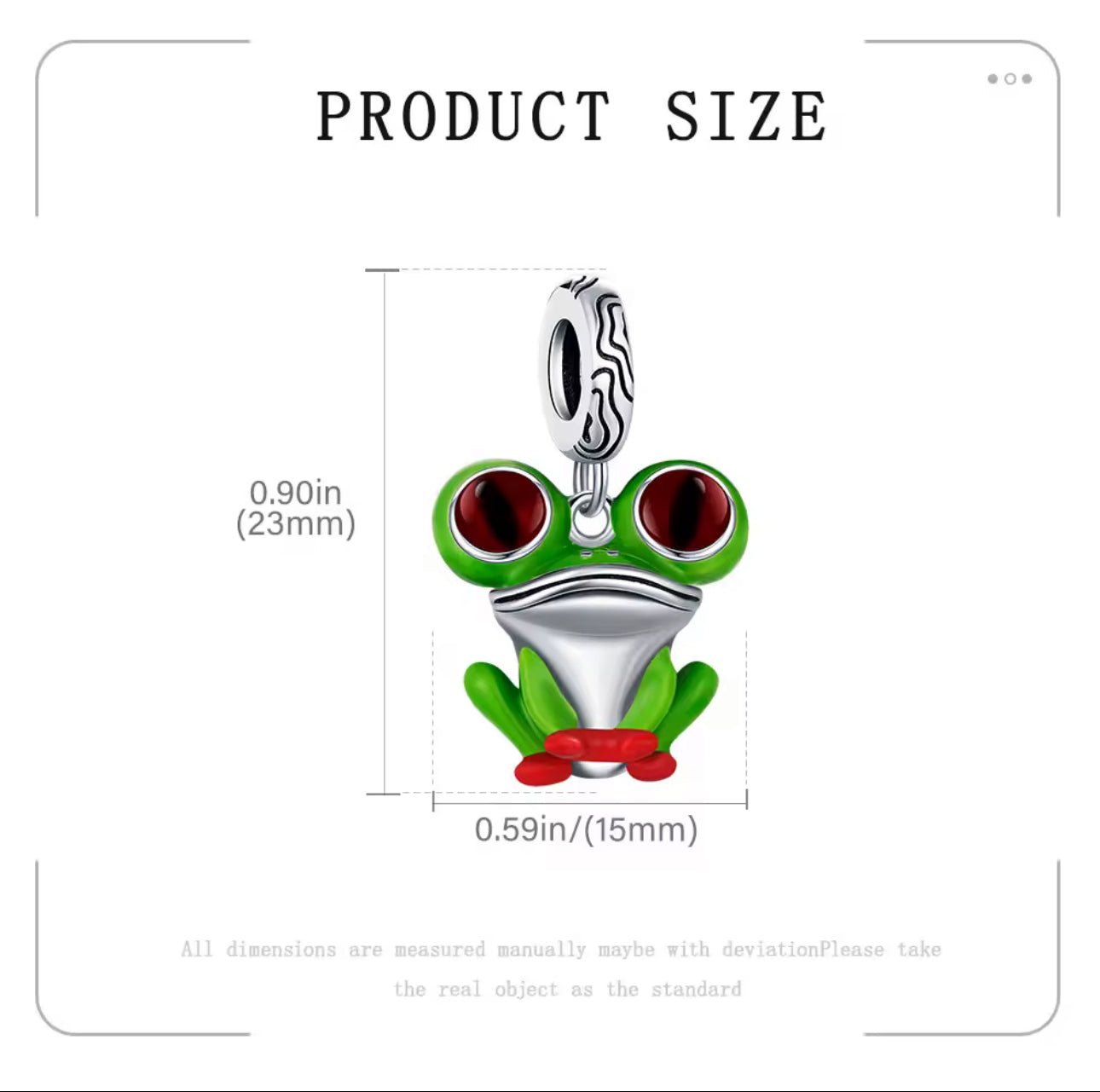 Tropical Frog Charm - bellissi