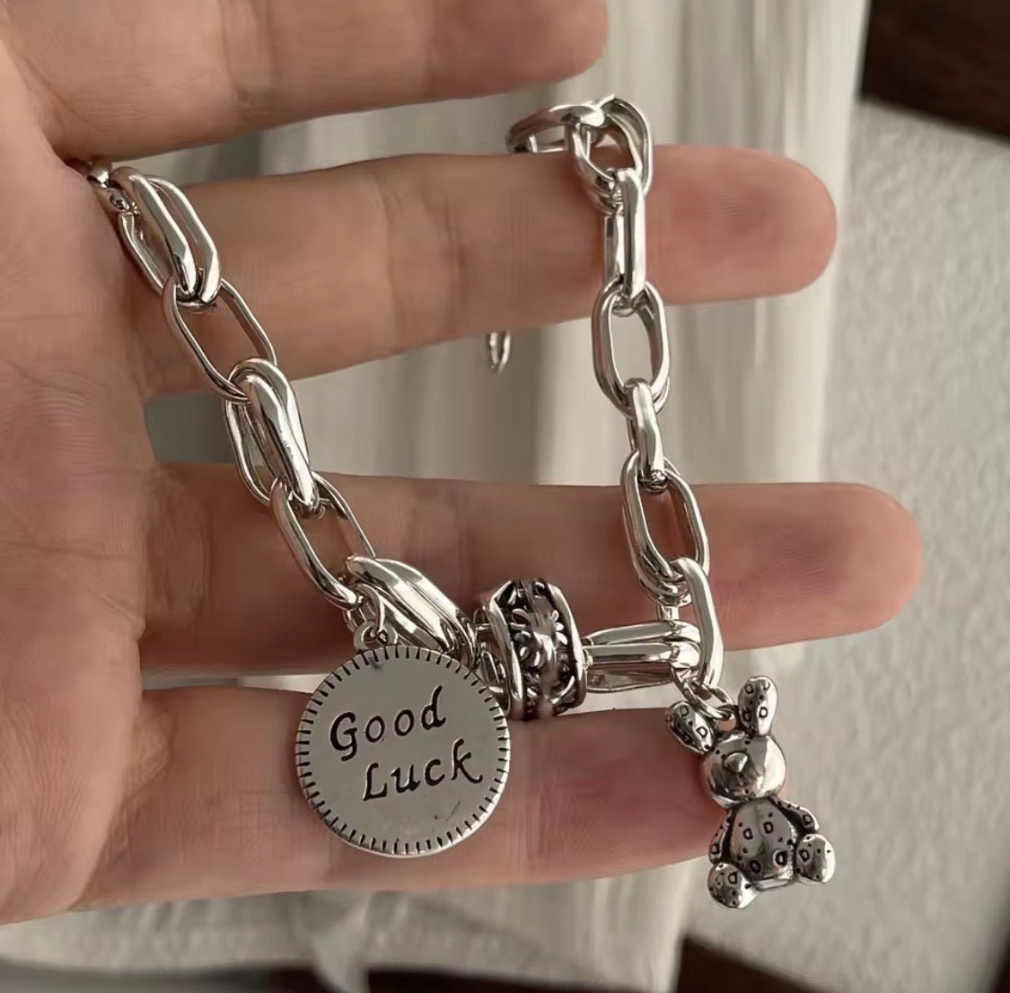Vintage Style Lucky Amulet Bracelet - bellissi
